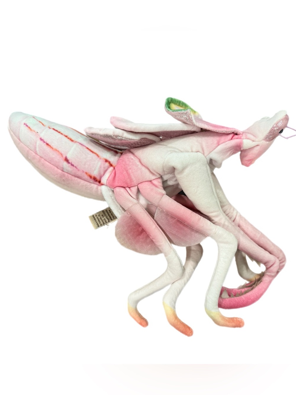 New! folkmanis orchid mantis hand puppet plush insect pink shimmer large imagine